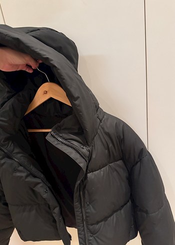 Zara Siyah Kadın Midi Kışlık Mont