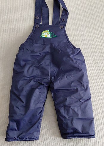 Koyu Yeşil Erkek Bebek Polar Kayak Tulumu - Görsel 2