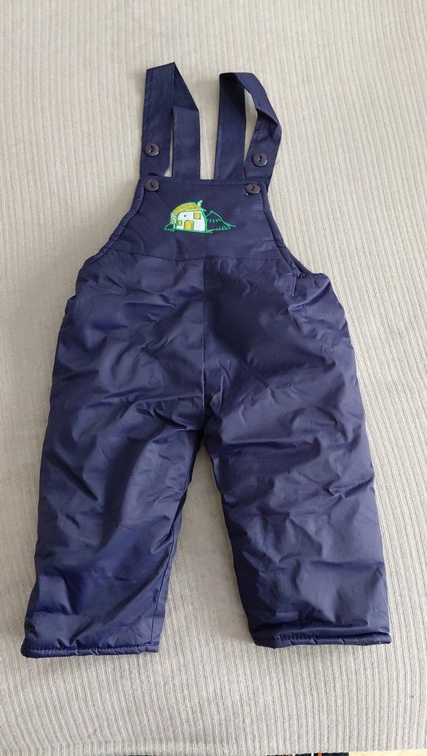 Koyu Yeşil Erkek Bebek Polar Kayak Tulumu - Görsel 2