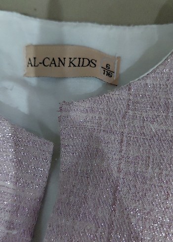 Dantel İşlemeli Pembe Kız Çocuk Elbise - Görsel 7