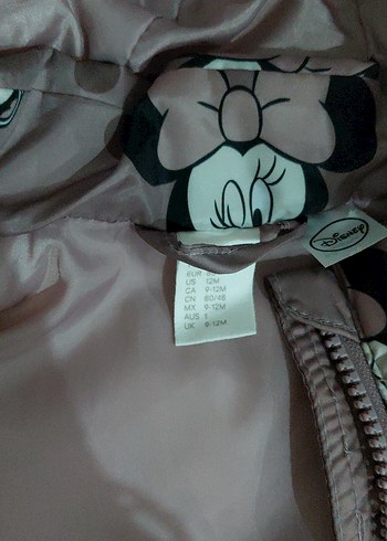 Kız Çocuk Pembe Minnie Baskılı Kapüşonlu Yelek - Görsel 2