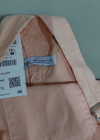 Kız Çocuk Pembe Askılı Şort Tulum - Görsel 4