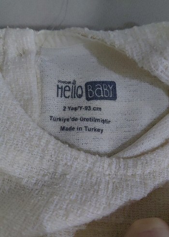 Kız Çocuk Düğmeli Kolsuz Beyaz Elbise - Görsel 6