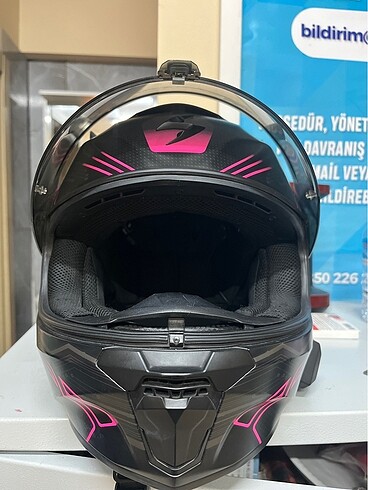 Kask (Siyah-Pembe) - Görsel 3