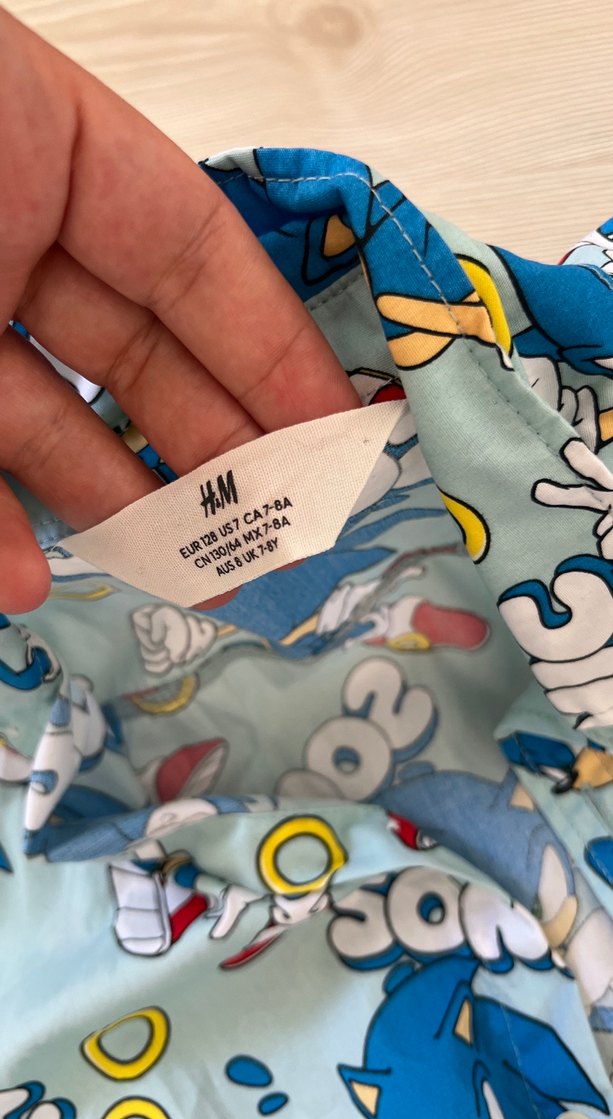 H&M Sonic Desenli Erkek çocuk gömlek - Görsel 2