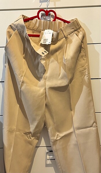 l Beden ten rengi Renk Krem H&M Klasik Pantolon