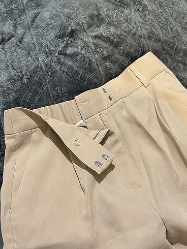 H&M Krem H&M Klasik Pantolon