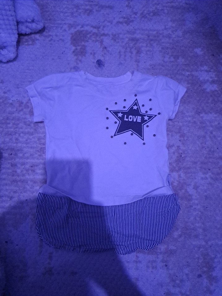 Bebek Kız Kısa Kollu Takım - Görsel 3