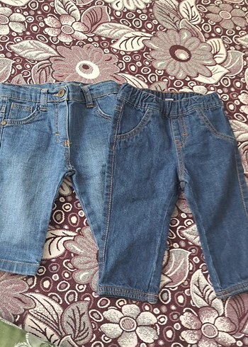 Erkek Çocuk Renkli Mavi Bol Kesim Kot Pantolon