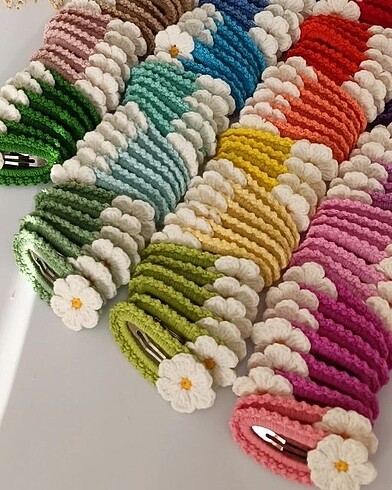 Diğer Papatya örgü çıtçıtlı toka (Adet fiyatıdır)