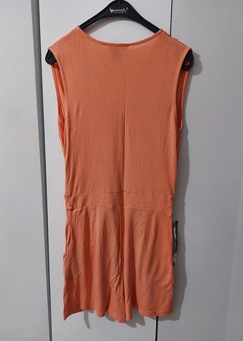 Kolsuz V Yakalı Tulum - Görsel 4