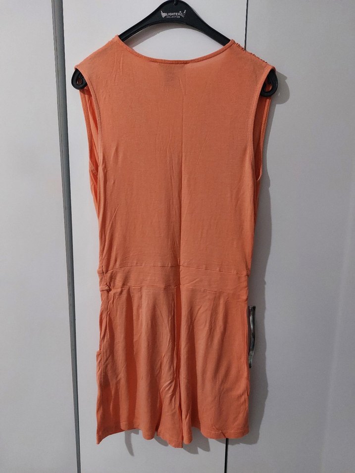 Kolsuz V Yakalı Tulum - Görsel 4