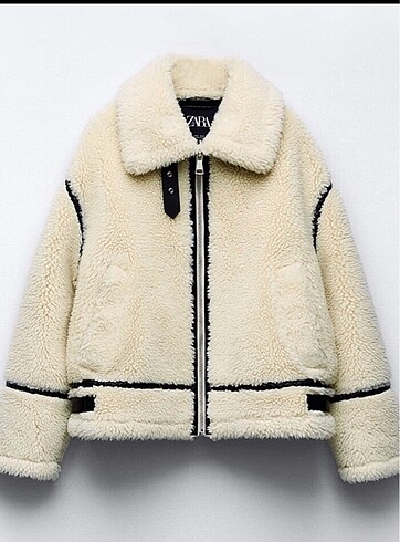 Zara astar detaylı biker ceket kusursuz