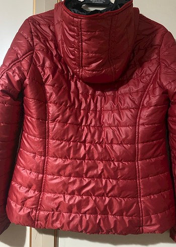 Kadın bordo  Mont - Görsel 3