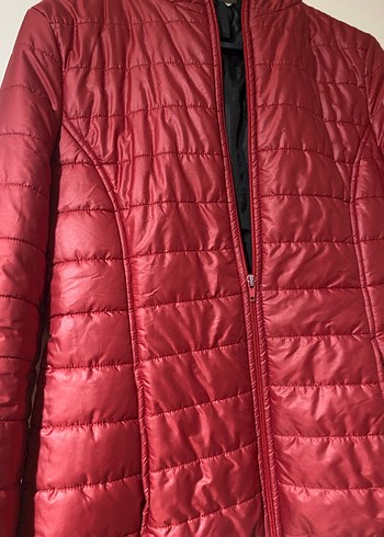 Kadın bordo  Mont - Görsel 2