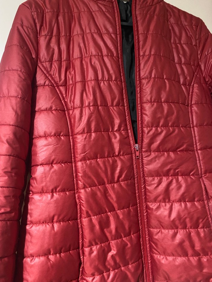 Kadın bordo  Mont - Görsel 2