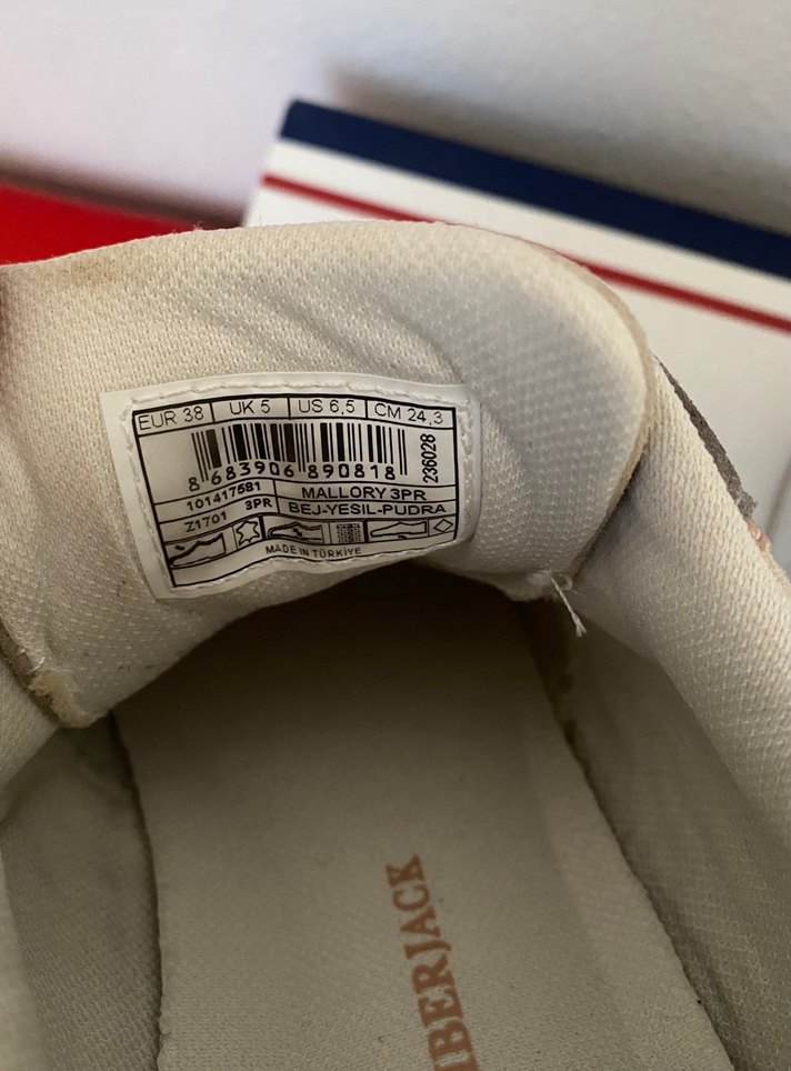 Gri Süet Kadın Spor Ayakkabı - Görsel 4