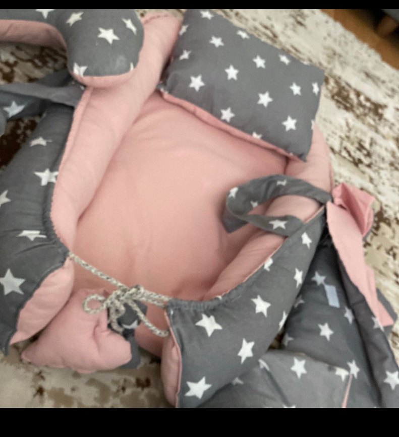 Yıldız Desenli Gri Çocuk Uyku Seti - Görsel 2