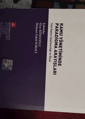 kamu yönetimimde paradigma arayışları kitabı - Görsel 9