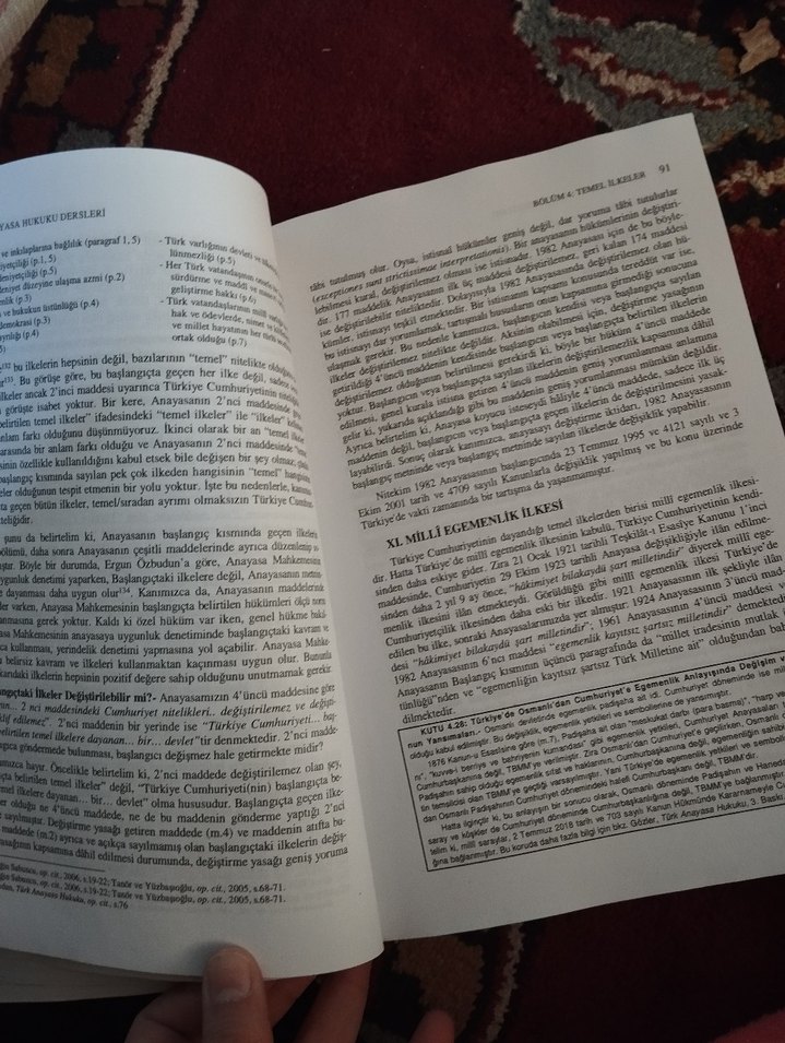 Türk Anayasa Hukuku Dersleri Kitabı - Görsel 3