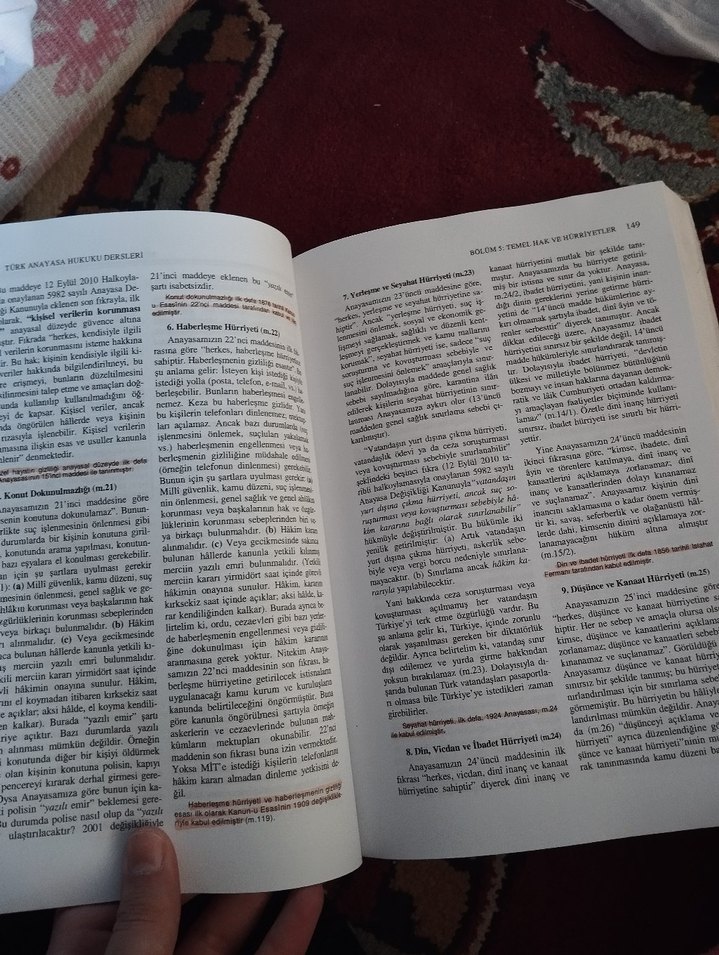 Türk Anayasa Hukuku Dersleri Kitabı - Görsel 4