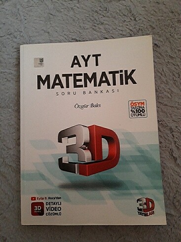 3D Ayt Matematik Soru Bankası