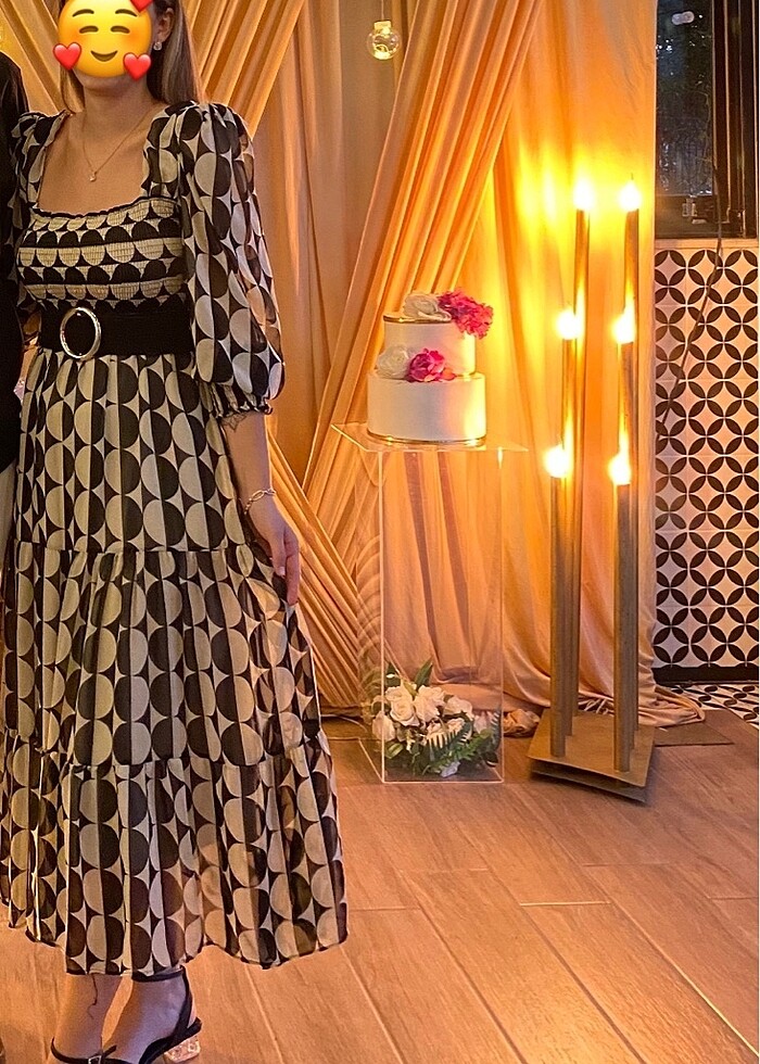 Şifon elbise - Görsel 2