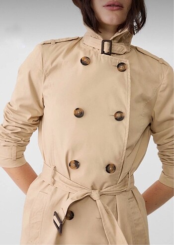 xs Beden camel Renk Stradivarius Etiketli Trençkot