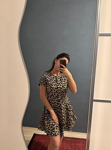 Zara Leopar Elbise