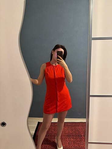 Diğer İthal Mini Kırmızı Elbise