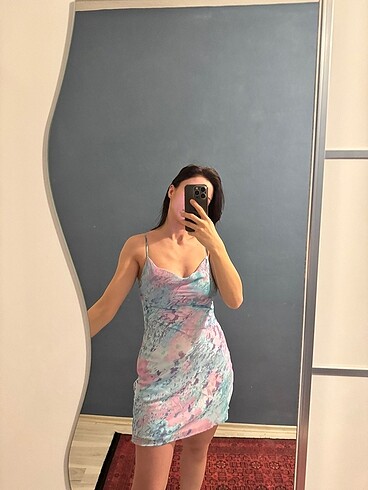 Bershka Mini Astarlı Elbise