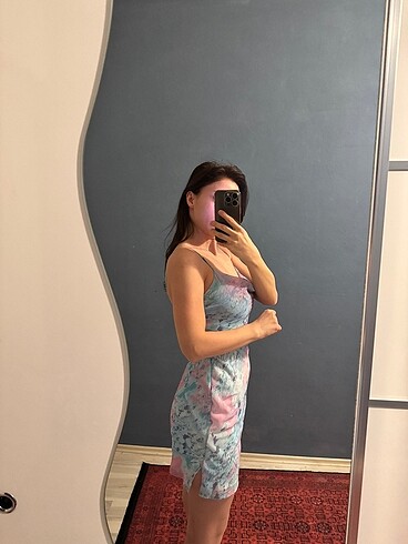 xs Beden Bershka Mini Astarlı Elbise