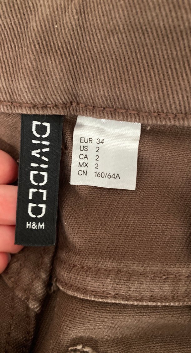 Kadın Kahverengi Süet bol kesim Fit Pantolon - Görsel 2