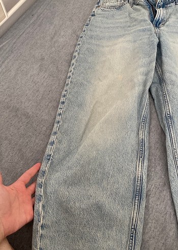 açık mavi baggy jean pantolon - Görsel 6