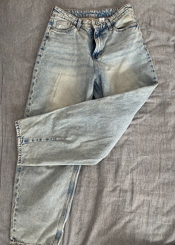açık mavi baggy jean pantolon
