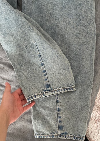 açık mavi baggy jean pantolon - Görsel 5