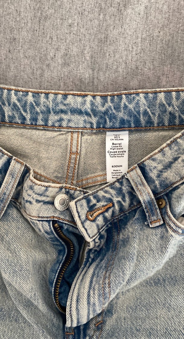açık mavi baggy jean pantolon - Görsel 3