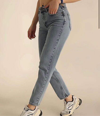 diğer Beden çeşitli Renk Mom Jean