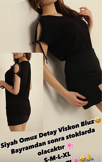 Diğer Viskon omuz detay bluz