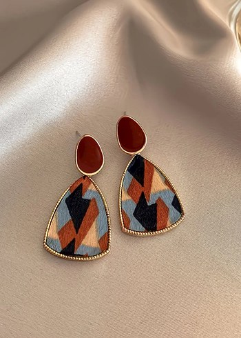 Bohem Tarz Mini Boncuklu Küpe - Görsel 2