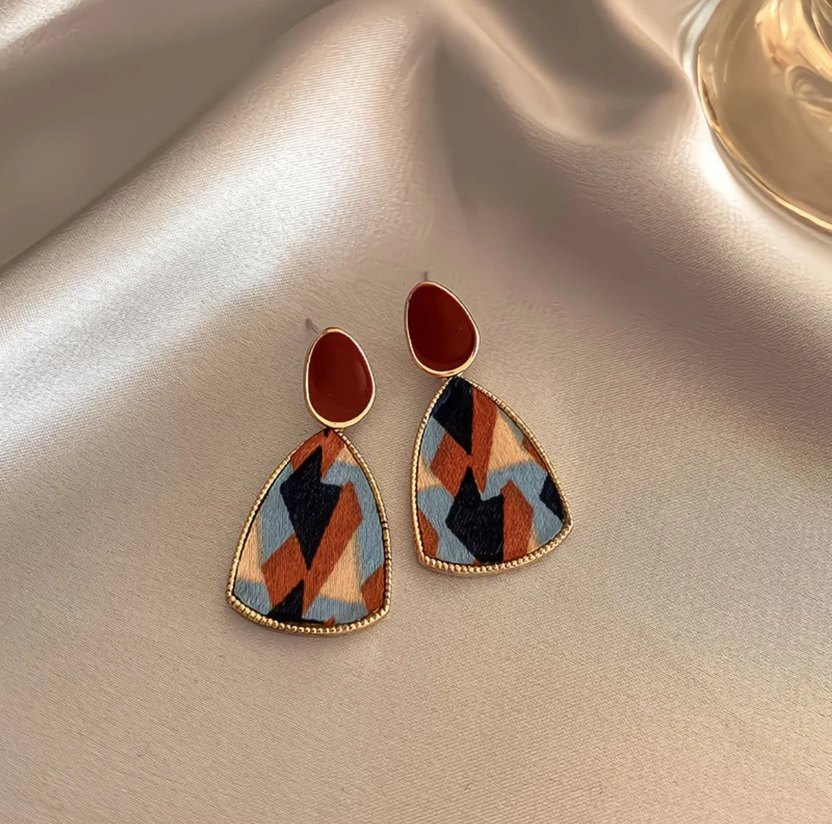 Bohem Tarz Mini Boncuklu Küpe - Görsel 2