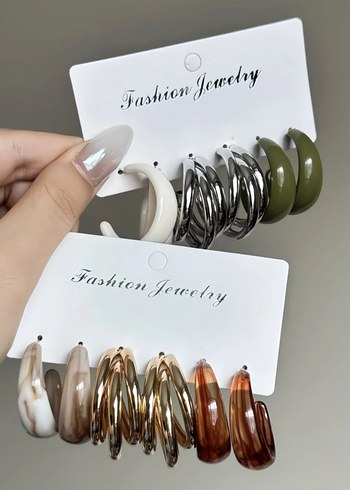 Mini Çok Renkli Boncuklu Bohem Küpeler - Görsel 2