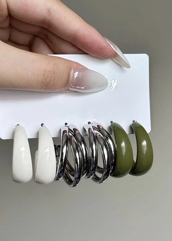 Mini Çok Renkli Boncuklu Bohem Küpeler - Görsel 3