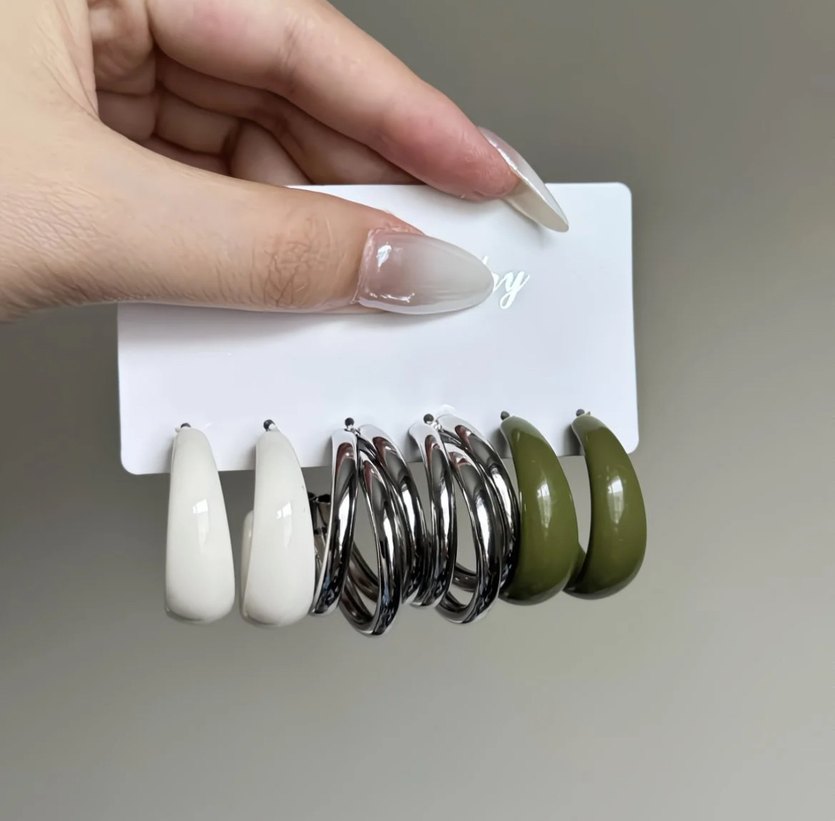 Mini Çok Renkli Boncuklu Bohem Küpeler - Görsel 3