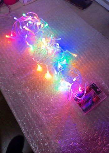 Renkli Çoklu ışık Süslemeleri - Görsel 2