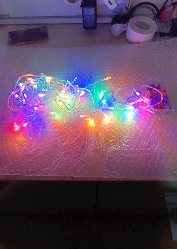 Renkli Çoklu ışık Süslemeleri - Görsel 4