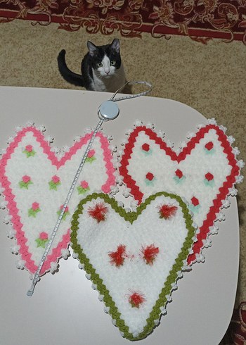 Çok Renkli Kalp Şeklinde Banyo Süngeri - Görsel 3