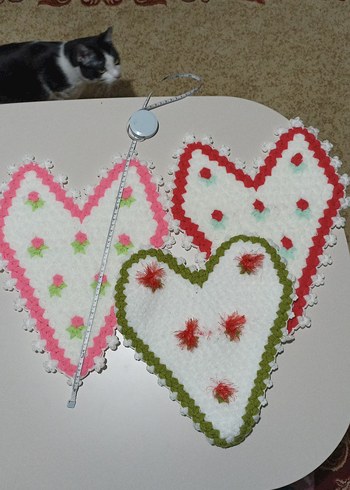 Çok Renkli Kalp Şeklinde Banyo Süngeri - Görsel 2