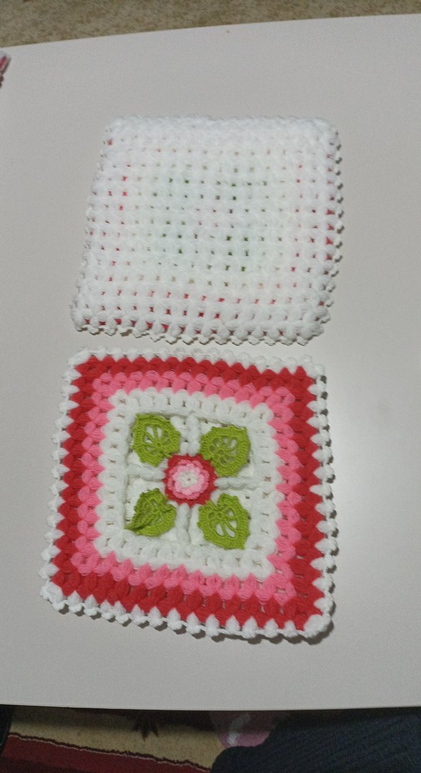 R2 katlı renkli El Örgüsü Banyo lifi - Görsel 3