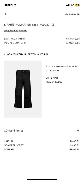 Zara Zara jean flare